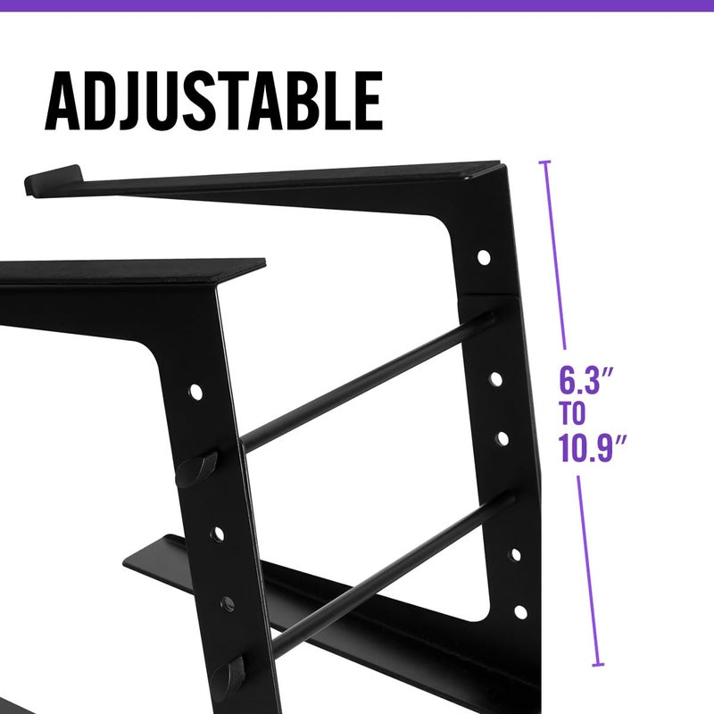 OnStage On-Stage LPT5000 Laptop Computer Stand, Black - Image 3